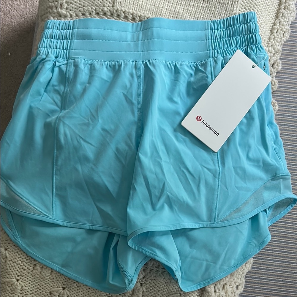 Lululemon Athletica Blue Athletic Shorts Lightweight Moisture-Wicking